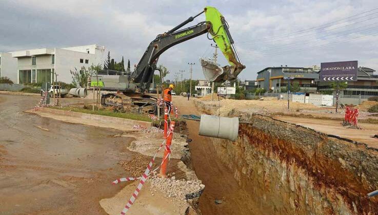 Aksu’da 40 kilometrelik kanalizasyon çalışmasında sona yaklaşıldı