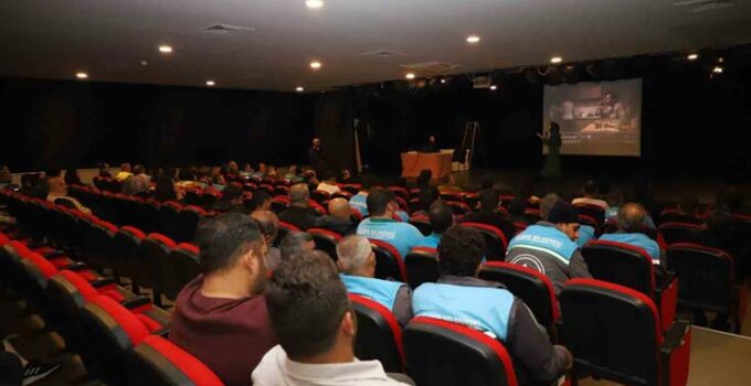 Alanya Belediyesi personeline iş sağlığı ve kadına şiddete yönelik seminer