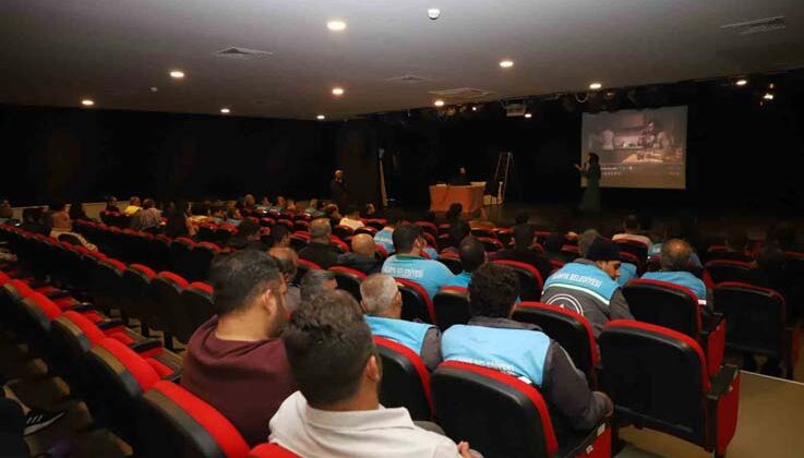 Alanya Belediyesi personeline iş sağlığı ve kadına şiddete yönelik seminer