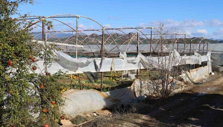 Fırtına ve hortum sonrası Antalya’da hasar tespiti sürüyor