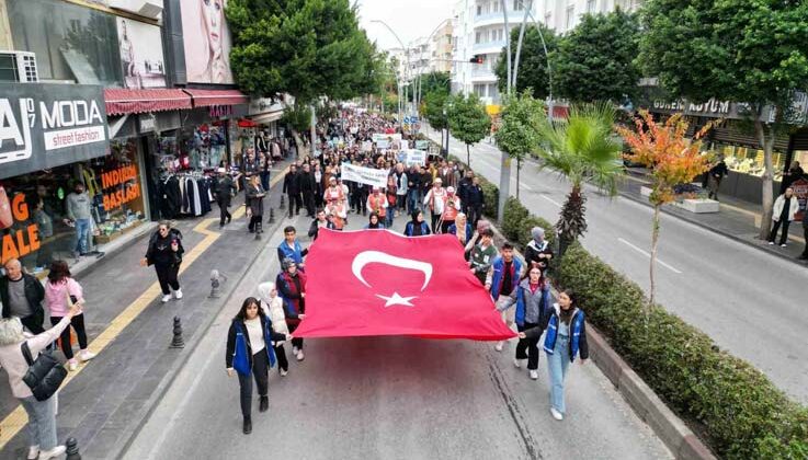 Manavgat’ta ‘Toprağa Saygı Yürüyüşü’