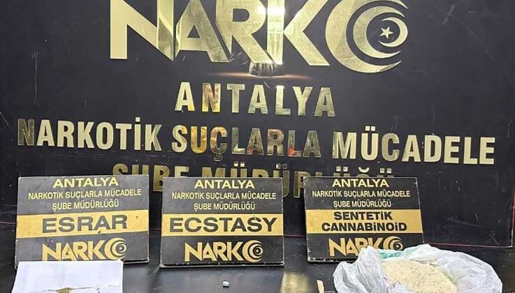 Antalya’da zehir tacirlerine darbe: Son 1 haftada 19 tutuklama