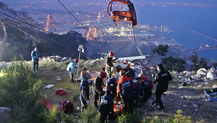 Teleferik kazası davasında, 5 sanığın tutukluluğuna devam kararı verildi