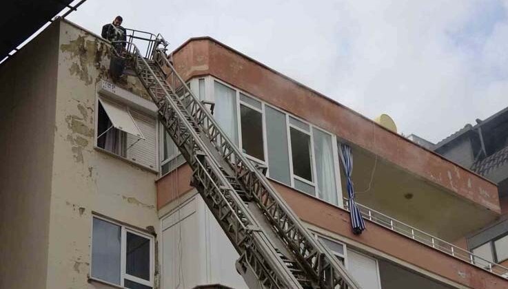 Alanya’da baca yangını büyümeden söndürüldü