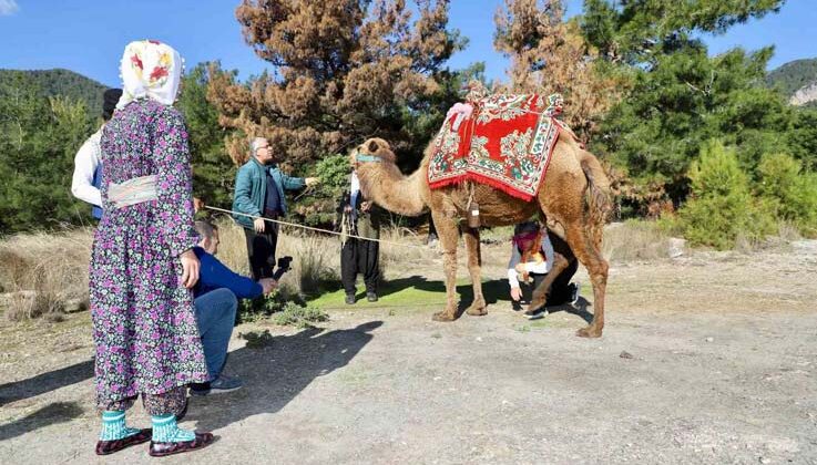 Alanya geleneksel Yörük oyunları gübüdük oyunu ile sona erdi