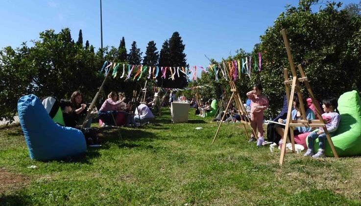 Kepez’de anneler ve çocukları sanatla buluştu