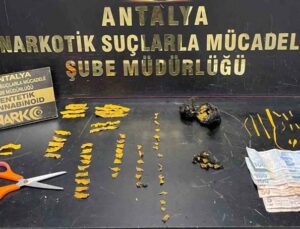 Antalya’da bir haftalık narkotik operasyonlarında 16 tutuklama