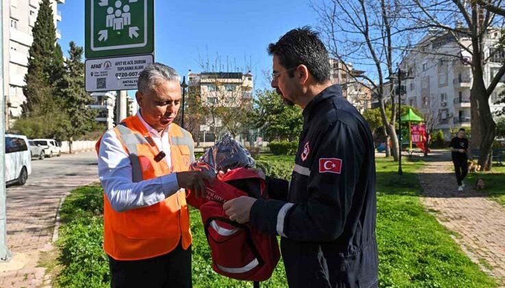 Muratpaşa’da kapsamlı afet tatbikatı