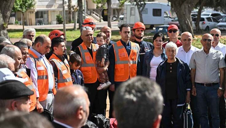 Muratpaşa’da afet tahliye tatbikatı başarıyla gerçekleştirildi